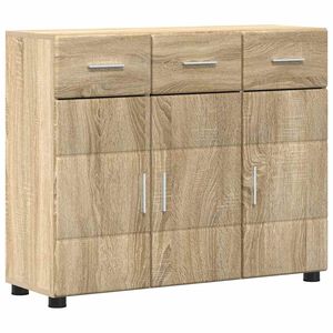 vidaXL Aparador Roble Sonoma 88,5 x 30,5 x 73 cm Madera de ingenier&iacute;a