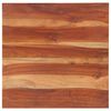 vidaXL Tablero de mesa madera maciza de acacia 25-27 mm 60x60 cm