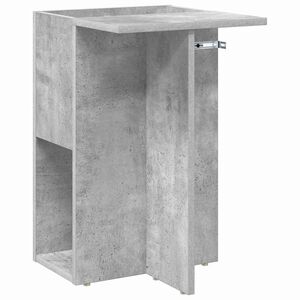 vidaXL Mesa Auxiliar Gris Concreto 35 x 40 x 55 cm