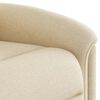 vidaXL Sill&oacute;n de masaje el&eacute;ctrico reclinable elevable tela crema