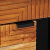 vidaXL Aparador Natural 80 x 33,5 x 75 cm Madera de Acacia S&oacute;lida