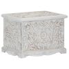 vidaXL Caja de almacenaje de madera maciza de acacia 58x40x40 cm