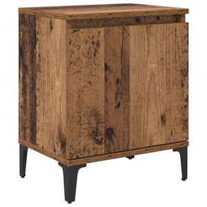 vidaXL Armario de Noche Madera vieja 40 x 30 x 50 cm