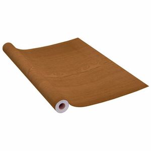 vidaXL L&aacute;minas autoadhesivas para muebles PVC roble 500x90 cm