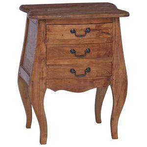 vidaXL Ba&uacute;l de almacenamiento 48 x 35 x 64 cm Madera de Caoba S&oacute;lida