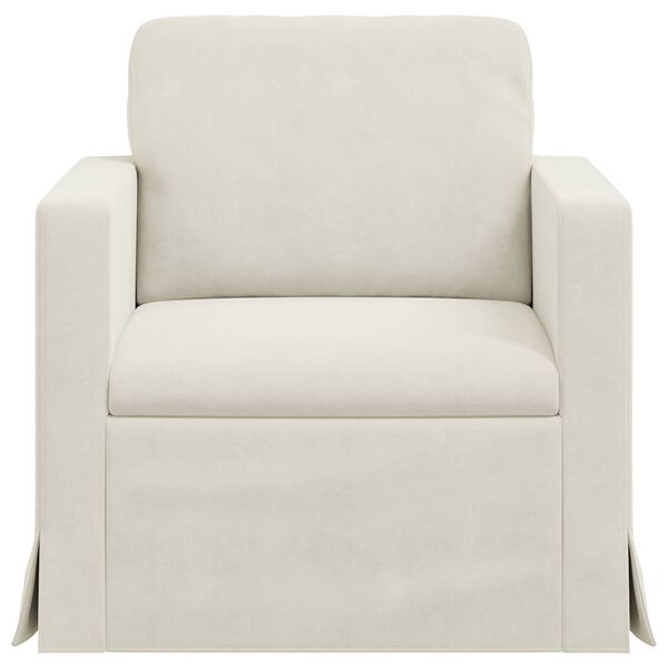 vidaXL Sof&aacute; Crema Dimensiones generales: 78 x 78 x 80 cm (An x P x A)