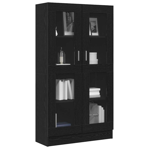 vidaXL Librer&iacute;a Roble Negro 82,5 x 30,5 x 150 cm Madera de ingenier&iacute;a