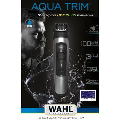 Wahl Kit de recortador de barba de 8 piezas Aqua Trim 6 W