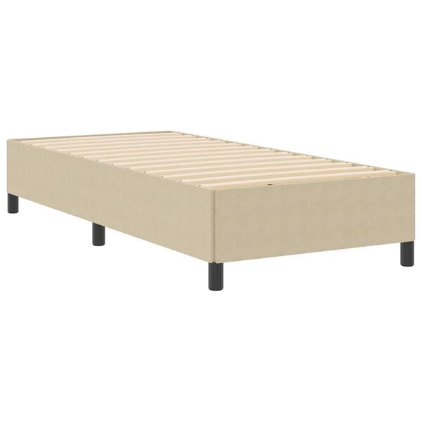 vidaXL Estructura de cama Verde grisáceo 90 x 200 cm Telas de pana