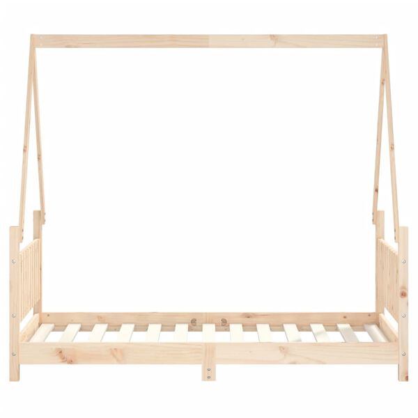 vidaXL Estructura de cama para ni&ntilde;os madera maciza de pino 80x160 cm