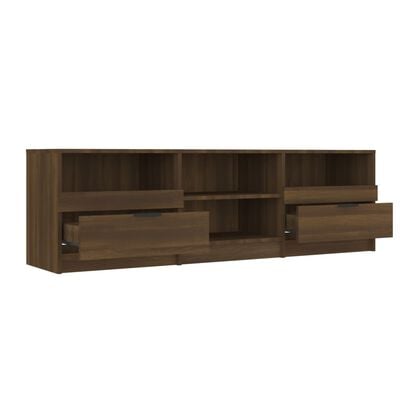 vidaXL Mueble para TV madera contrachapada roble marrón 150x33,5x45 cm