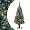 vidaXL &Aacute;rbol de Navidad artificial Verde 150 cm PVC y Acero y Pl&aacute;stico