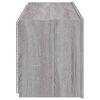 vidaXL Mueble de TV de pared con luces LED gris Sonoma 100x35x41 cm