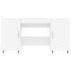 vidaXL Escritorio madera de ingeniería blanco 140x50x75 cm