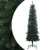 vidaXL Artificial Slim Christmas Tree 150 cm PE y PVC Verde