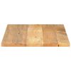 vidaXL Tablero de mesa rectangular madera maciza mango 70x60x2,5 cm