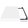 vidaXL Estantes flotantes de pared 2 uds MDF blanco 60x23,5x3,8 cm