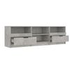 vidaXL Mueble de TV madera contrachapada gris hormig&oacute;n 150x33,5x45 cm