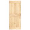 vidaXL Puerta NARVIK Natural 85 x 210 cm Madera de Pino S&oacute;lido