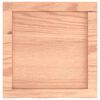 vidaXL Estante pared madera roble tratada marr&oacute;n claro 40x40x(2-4) cm