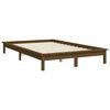 vidaXL Estructura de cama madera maciza de pino marr&oacute;n miel 180x200 cm