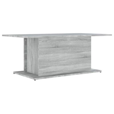 vidaXL Mesa de centro madera de ingeniería gris Sonoma 102x55,5x40 cm
