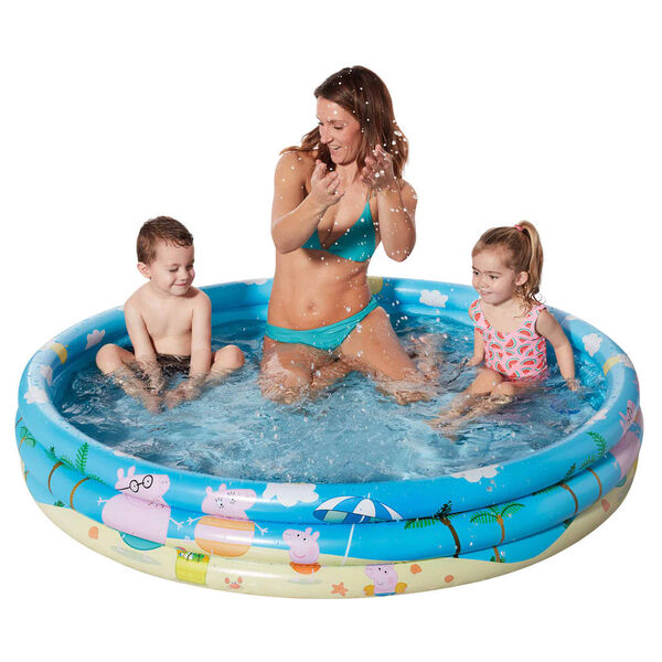 Happy People Piscina de 3 anillos Peppa Pig 150x25 cm