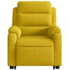 vidaXL Sill&oacute;n el&eacute;ctrico reclinable elevable de terciopelo amarillo