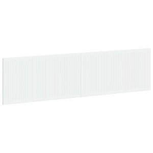vidaXL Cabecero montada en la pared EDE Blanco Madera de ingenier&iacute;a