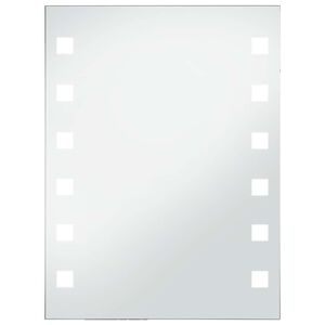 vidaXL Espejo de pared de ba&ntilde;o con LED 60x80 cm