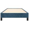 vidaXL Estructura de cama sin colch&oacute;n terciopelo azul oscuro 90x200 cm