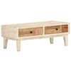 vidaXL Mesa de centro de madera maciza reciclada 90x50x35 cm