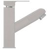 vidaXL Grifo de lavabo de ba&ntilde;o funci&oacute;n extra&iacute;ble plateado 157x172 mm
