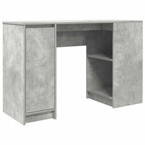 vidaXL Escritorio gris hormig&oacute;n 120x42x76 cm madera de ingenier&iacute;a