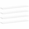 vidaXL Estante flotante de pared 4 uds MDF blanco 120x23,5x3,8 cm