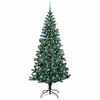 vidaXL Árbol de Navidad Artificial Preiluminado Verde 240 cm