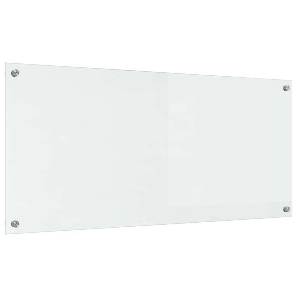 vidaXL Salpicadero de cocina Transparente 110 x 50 x 0,6 cm