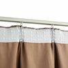 vidaXL Cortinas opacas con ganchos 2 piezas gris topo 140x245 cm