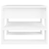 vidaXL Mesa de centro madera de ingeniería blanco 55,5x55x45 cm