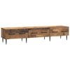 vidaXL Mueble de TV con caj&oacute;n Madera envejecida 147 x 34,5 x 30 cm