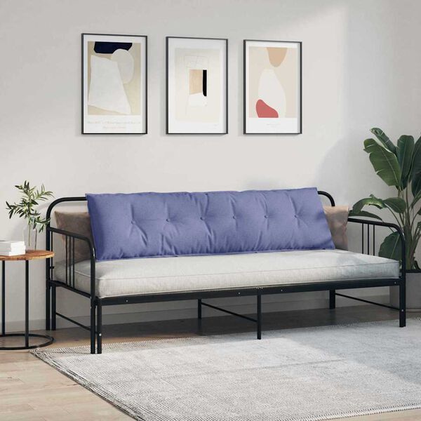 vidaXL Coj&iacute;n de Espalda Azul jeans 180 x 19 x 50 cm tela