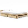 vidaXL Estructura de cama con 4 cajones madera maciza pino 140x200 cm