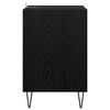 vidaXL Gabinete de TV Roble Negro 100 x 35 x 55 cm