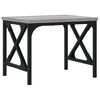 vidaXL Soporte de impresora madera ingenier&iacute;a gris Sonoma 40x30x31 cm
