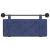 vidaXL Cabecera Colgante Azul Polic&iacute;a 110 x 55 x 5 cm Terciopelo