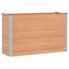 vidaXL Arriate elevado Marr&oacute;n 150 x 50 x 91 cm WPC y Aluminio