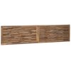vidaXL Cabecero de Cama Natural Madera de teca maciza