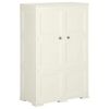 vidaXL Armario de pl&aacute;stico dise&ntilde;o madera Vanila Ice 79x43x125 cm