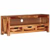 vidaXL Mueble de TV madera maciza de acacia 110x30x40 cm