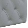 vidaXL Cabecera Colgante Gris Claro 150 x 55 x 7 cm tela